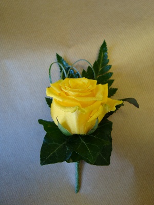 Yellow Rose Buttonhole